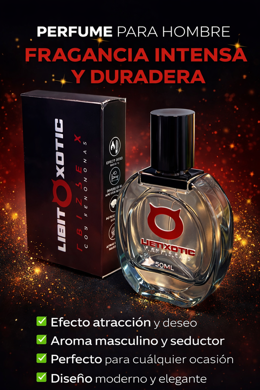 Perfume Lietxotic para Hombre 50ML – Fragancia Intensa y Duradera